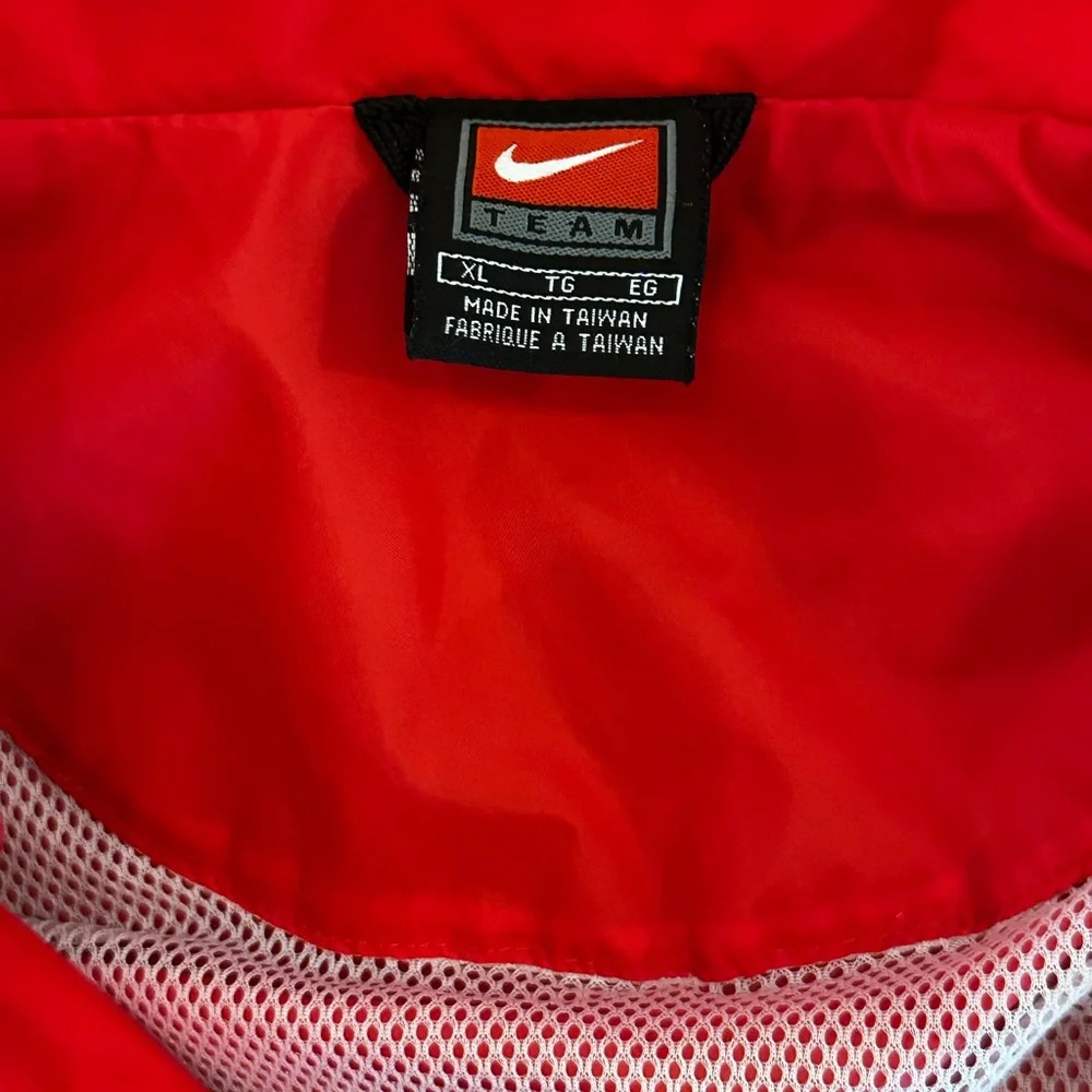 Ohio State Nike Red Full-Zip Windbreaker with Embroidered Logo Size XL